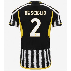 Juventus Mattia De Sciglio #2 Hemmatröja 2023-24 Kortärmad